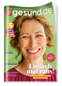 Das neue Pocket-Magazin 'gesund.de' startet ab August 2021 in knapp 4.000 Apotheken - Abb. Wort + Bild Verlag